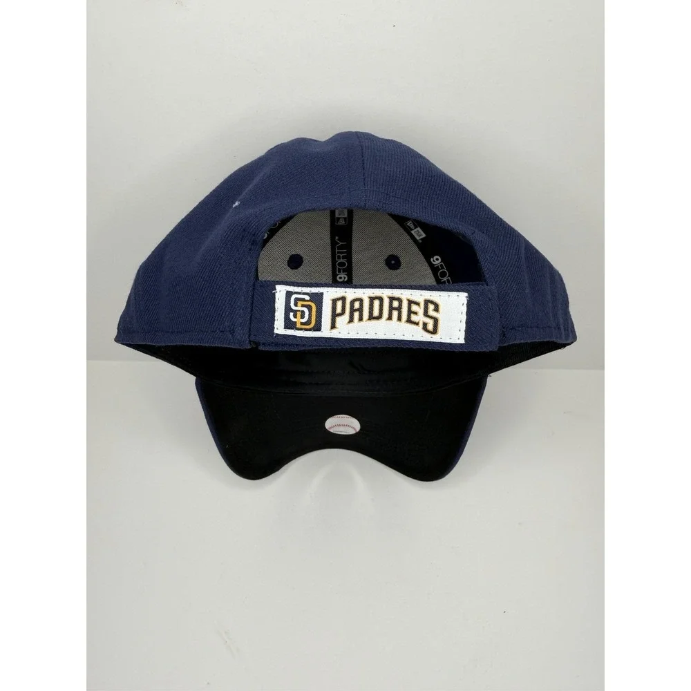 San Diego Padres New Era‎ 940 Adj Bball  Cap -Gen MLB Navy -Gold Poly BRAND NEW